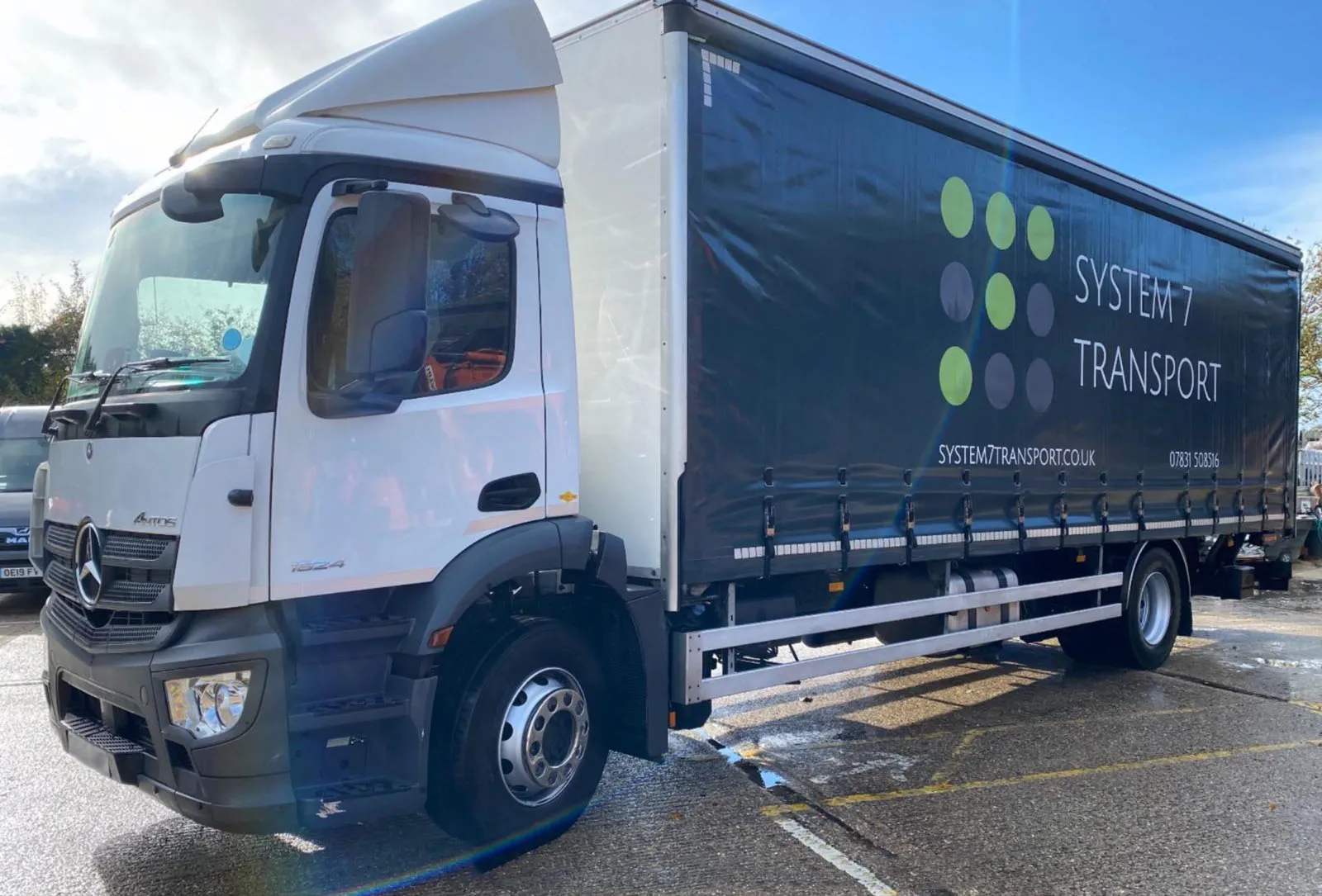 side view truck
